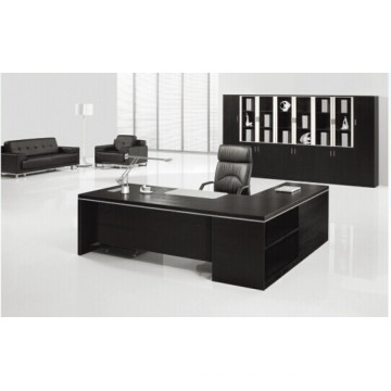 Modern Office Furniture Wholesale Black Manager Office Desk (FOH-BA24-B)